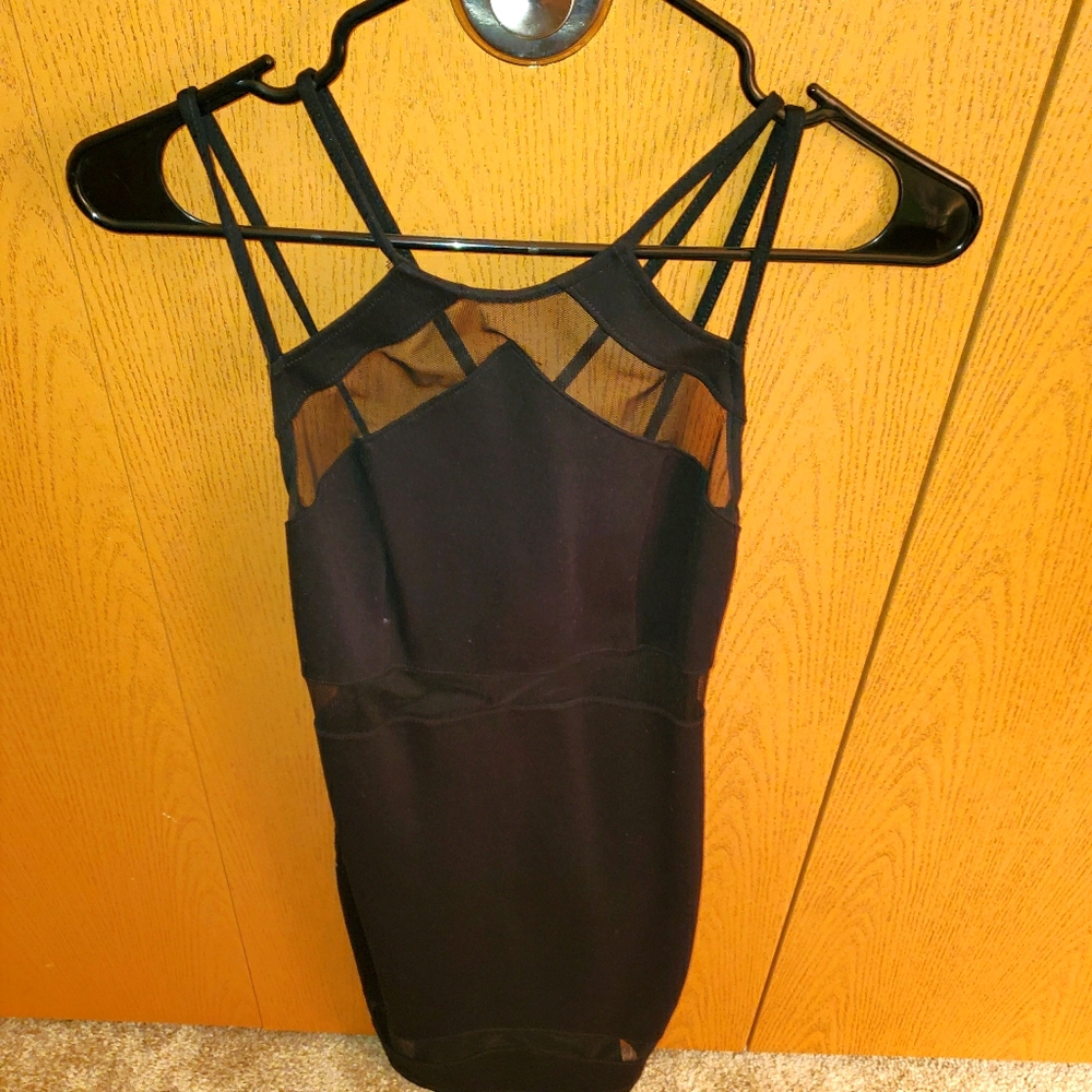 Fashionnova Black Mesh Dress